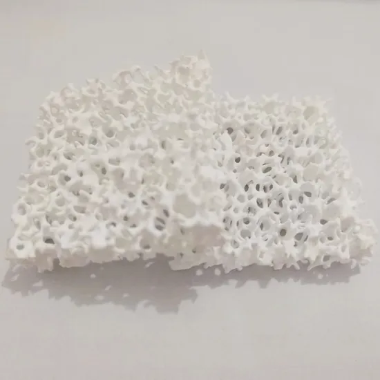 Al203 Alumina Ceramic Foam Filter Round Shaped for Water&Air Filtration 