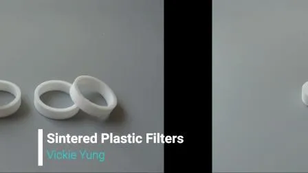 Round & Square Liquid/Gas/Air Filtration PTFE PE Powder Sintered Filter Pad with Customs 0.1/0.3/0.45/1/5/10 Microns 