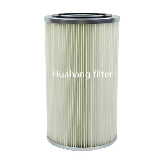Premium Polyester Cloth Carbon Steel Air Filter Element 
